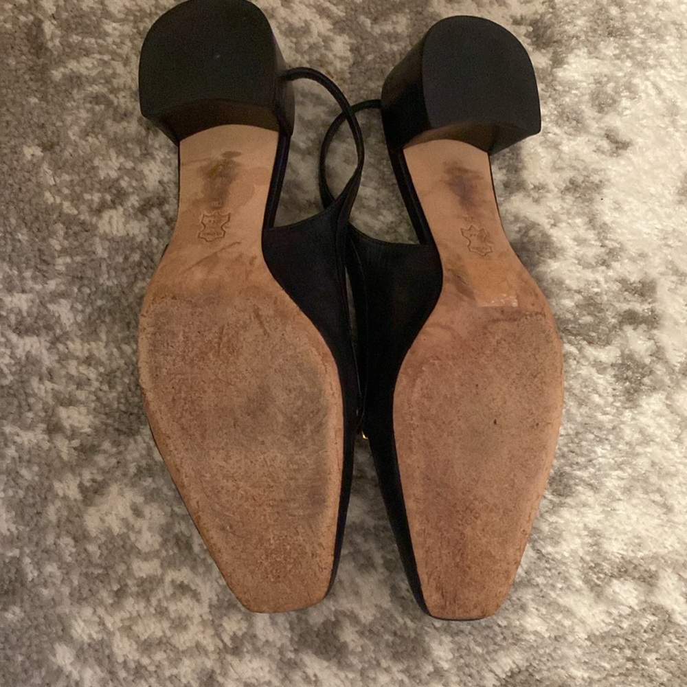 Tory Burch- women’s black sling back loafer - Picture 5 of 5